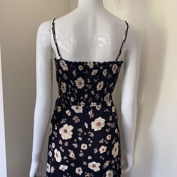 Cloud Hunter Floral Buttonfront Midi Dress Size Small - Picture 6 of 11